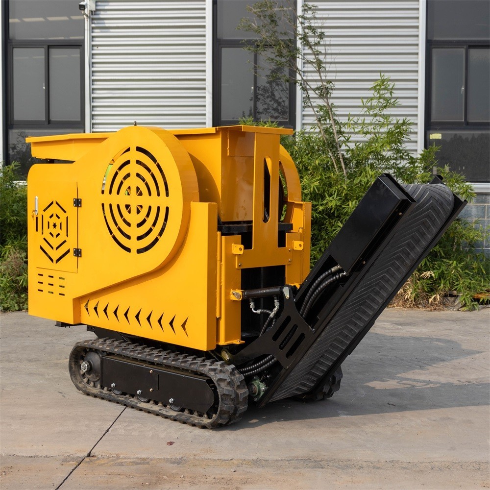 MS430 Jaw Crusher 1800kg 18HP Mobile Stone Rock Tracked Crusher Mining Machine