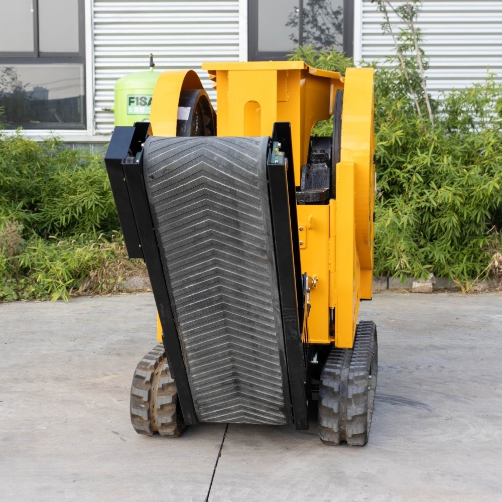 MS430 Jaw Crusher 1800kg 18HP Mobile Stone Rock Tracked Crusher Mining Machine