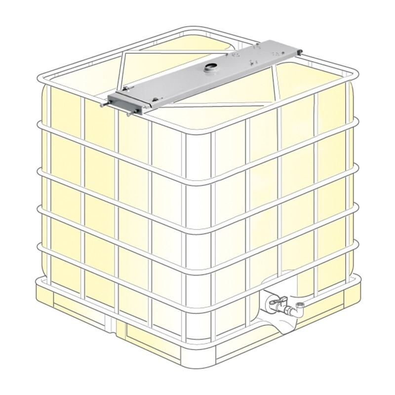 RAASM 36622-55 Dispensing Kit on IBC tank, 5:1 Pump, Hose Reel, Oil Handle