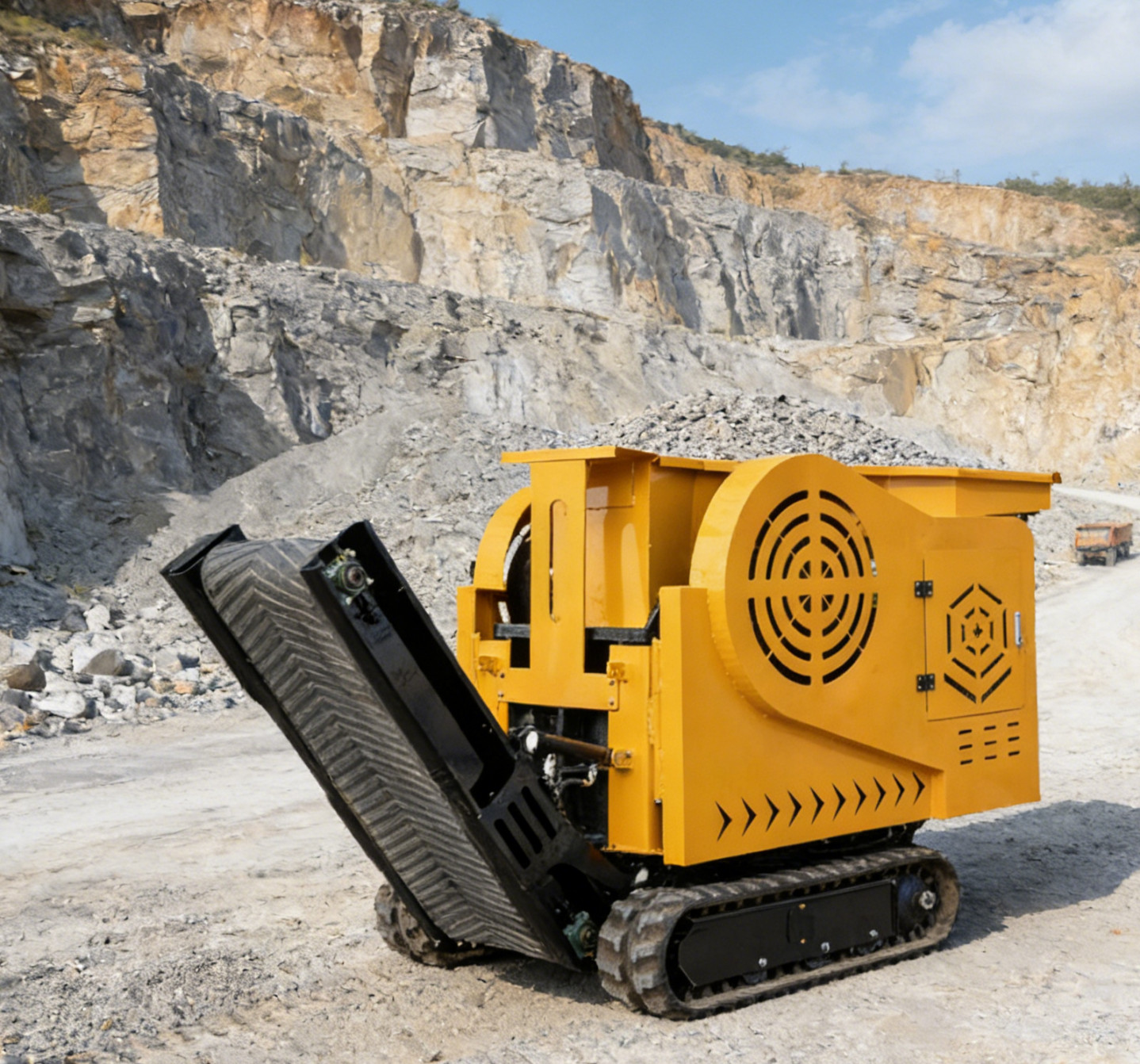 1800kg Jaw Crusher 18HP Mobile Ore Rock Stone Grinder Mining Crusher GA Pick Up