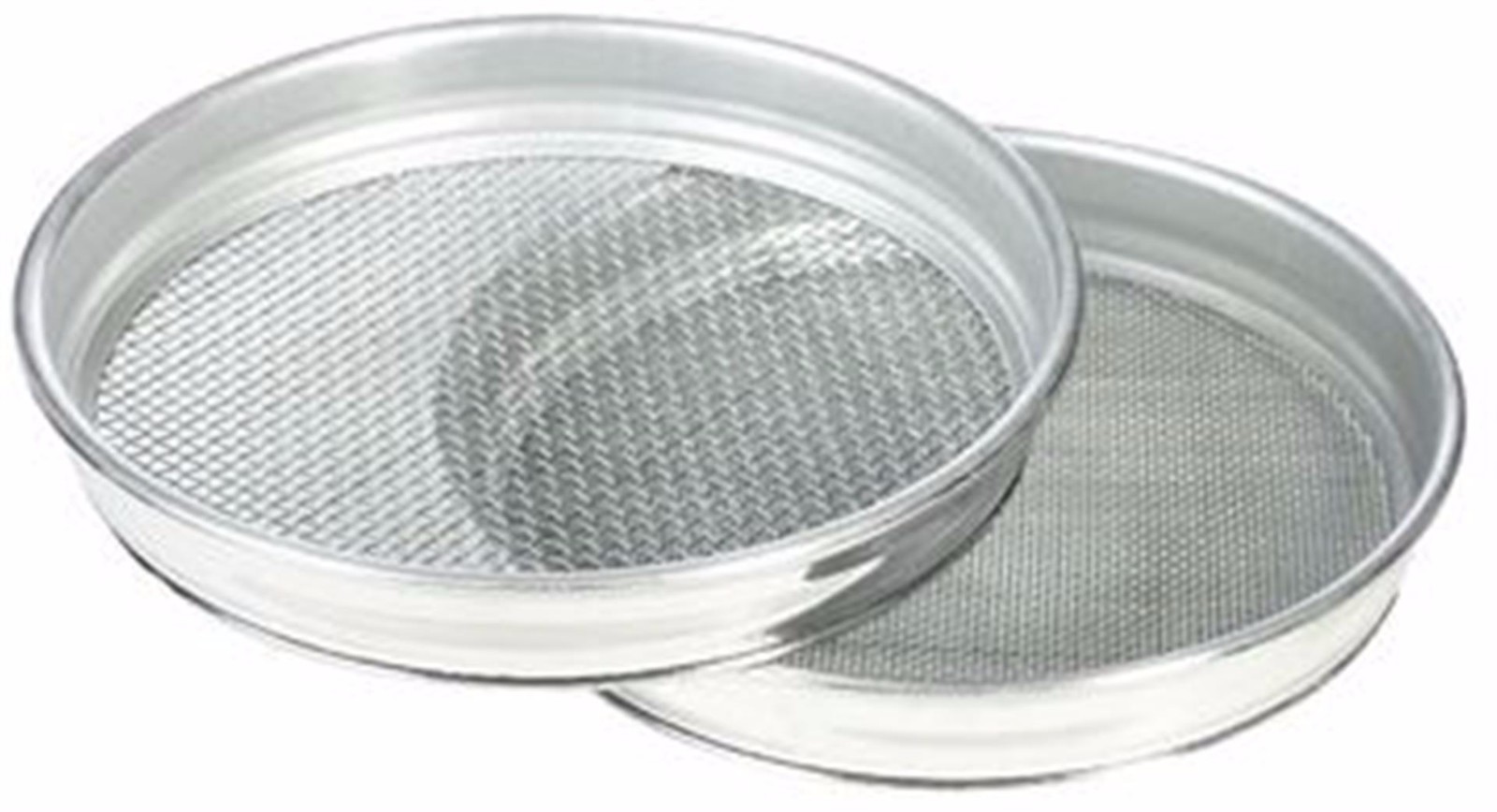 Gold Panning Prospecting Sieve Set 2 Piece 1/4″1/8″ Mesh Gem Fossicking Detector