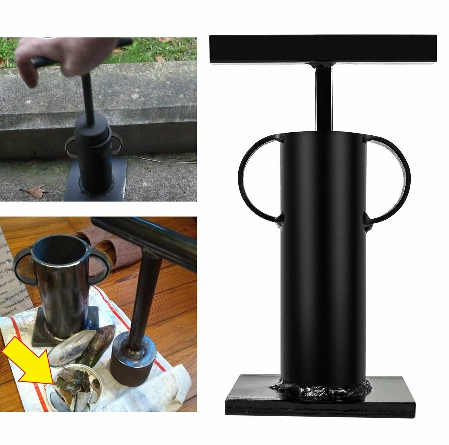 Rock Crusher Gold Prospecting Heavy Duty Frit Maker Glass Breaker Ore Crusher
