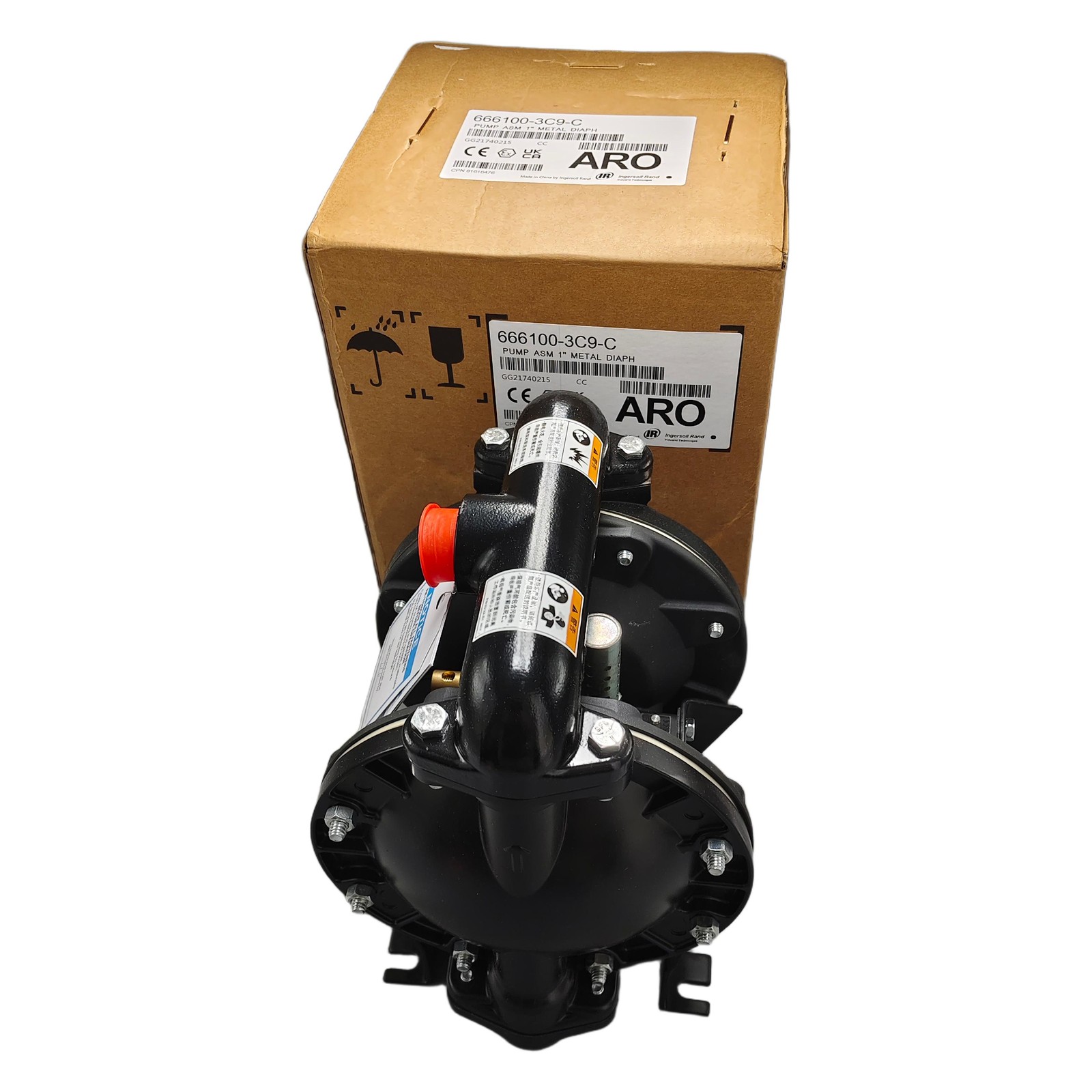 666100-3C9-C NEW 1” Double Diaphragm Pump Air Operated for Aro US