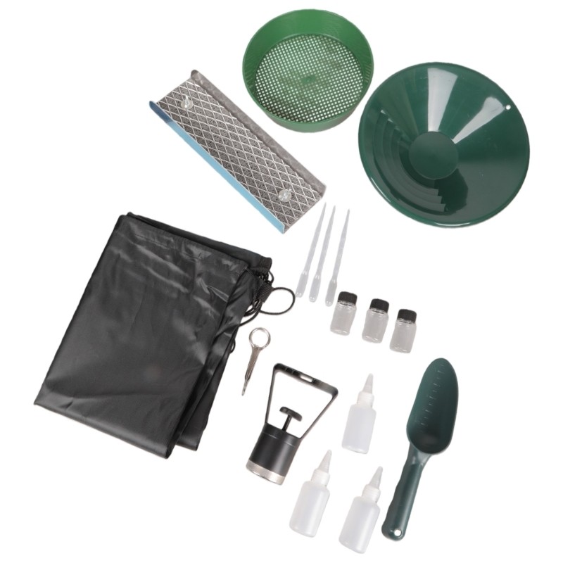 Thin Transportable River Sluice Box Equipment With Mosses For Gold Recovery