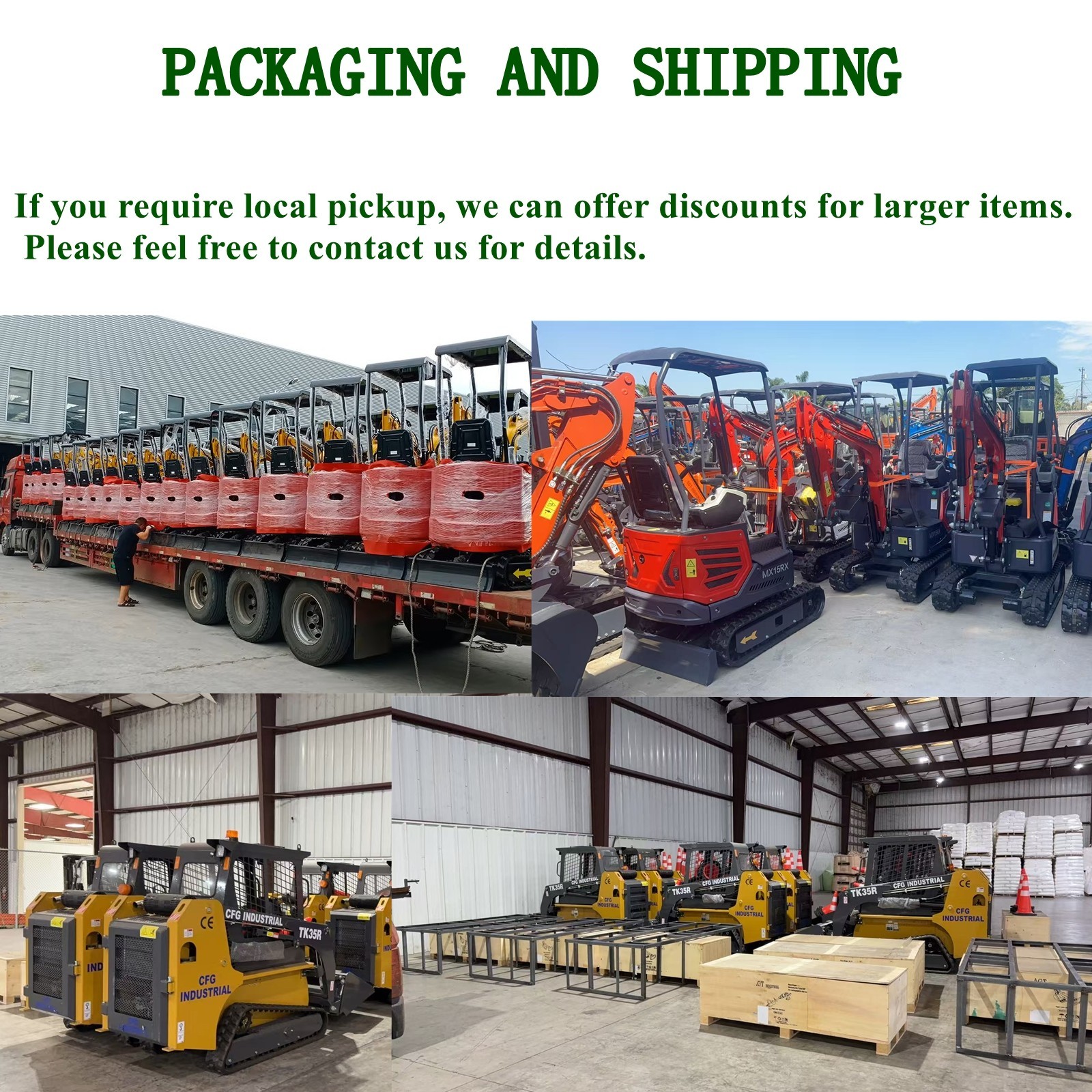 AGT Mini Skid Steer Brush Cutter Loader Attachment Mower Decks