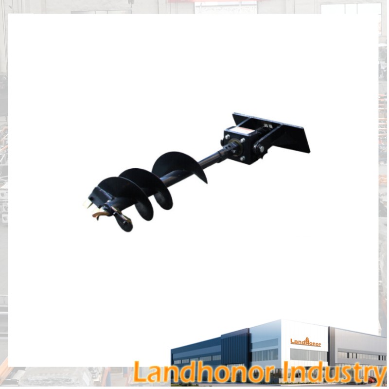 Landhonor Mini Auger Post Hole Digger Attachment Fits Skid Steer For Toro Dingo