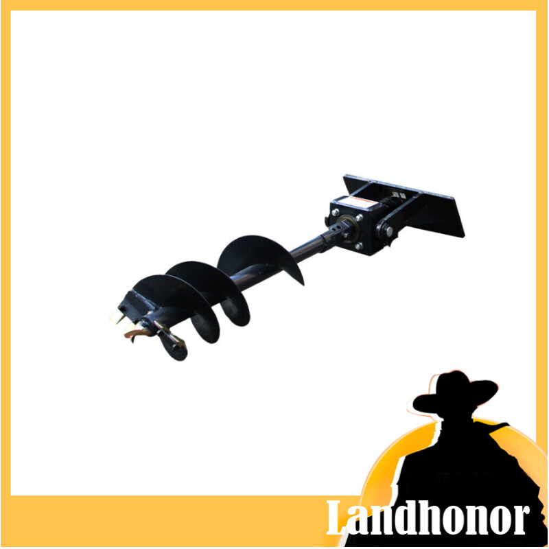 Mini Auger Post Hole Digger Attachment 6in Skid Steer For Toro Dingo Landhonor