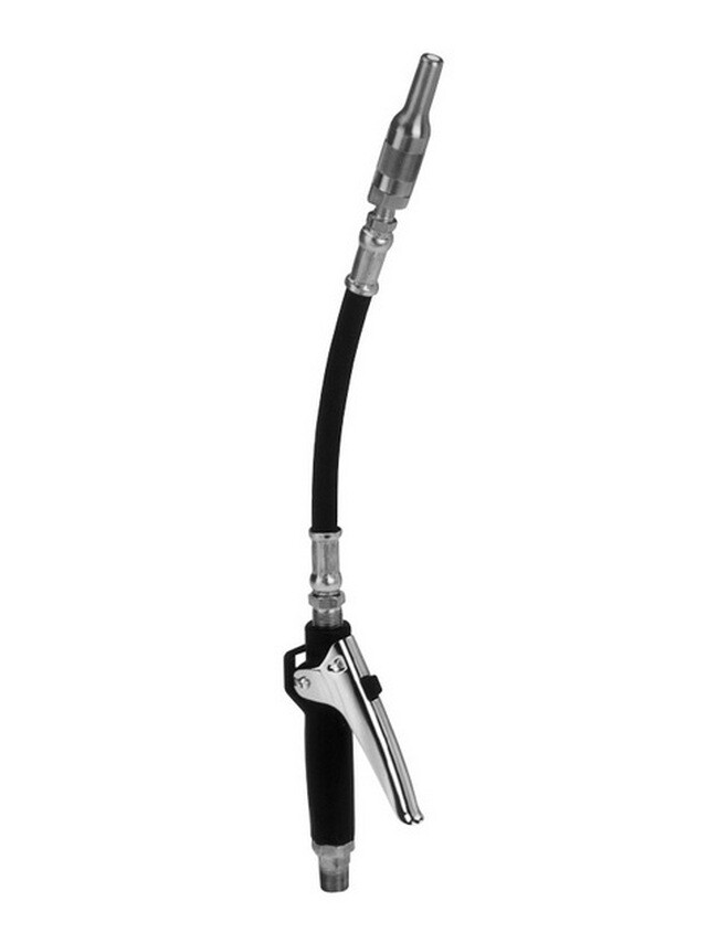 Alemite 7498 SKF Oil Dispense valve gun w/ flex hose for Oil air operated pump