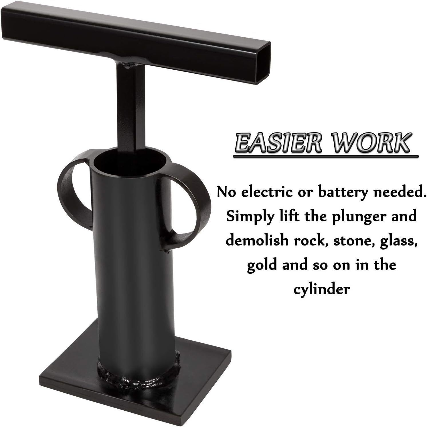 Rock Crusher Gold Prospecting Frit Maker Ore Crusher Glass Breaker Rock Hound