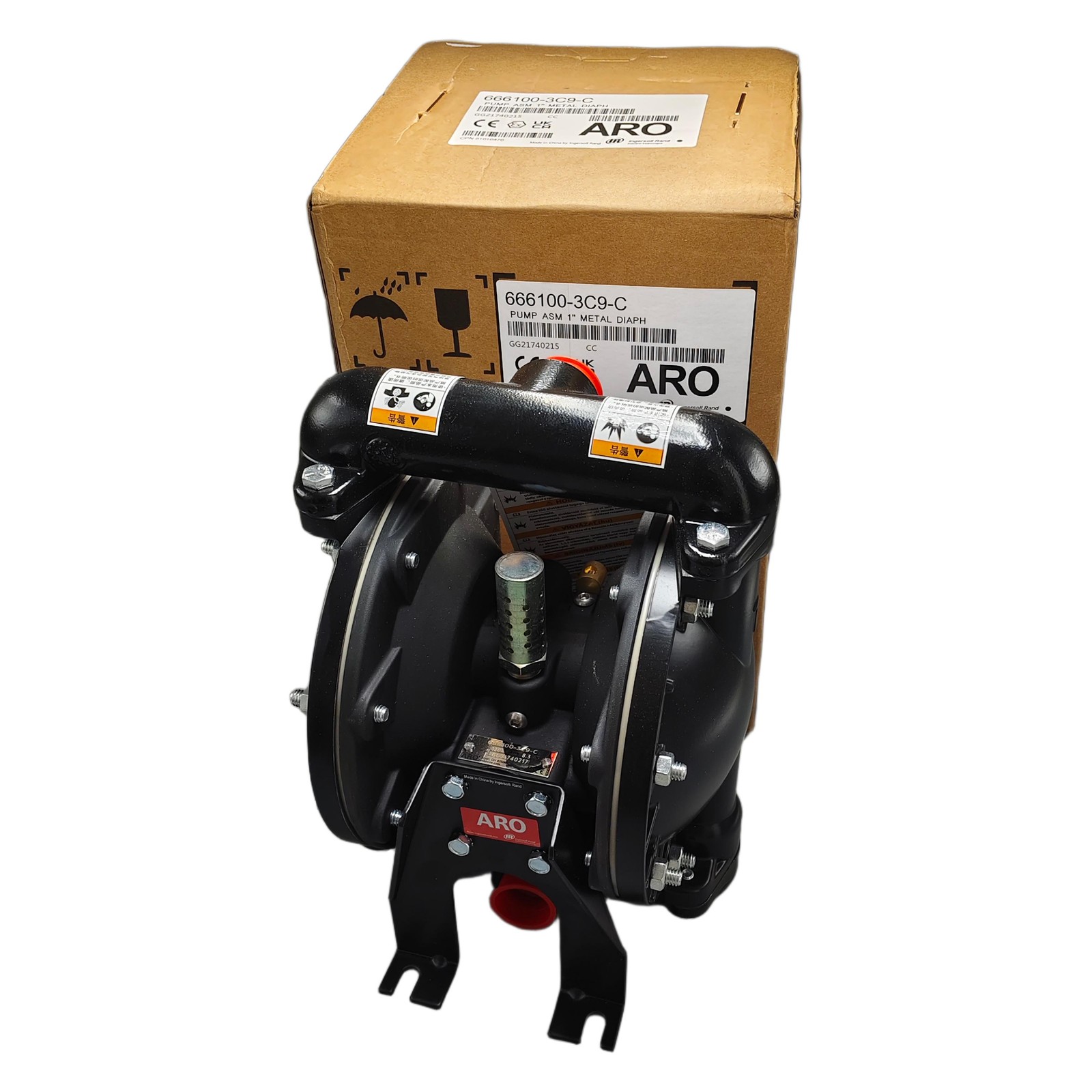 666100-3C9-C NEW 1” Double Diaphragm Pump Air Operated for Aro