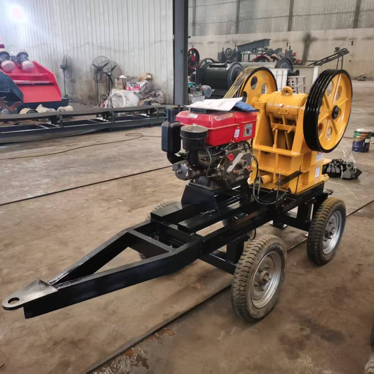 PC200*300 Hammer Crusher mill hammer small sand maker mini rock breaker at CA