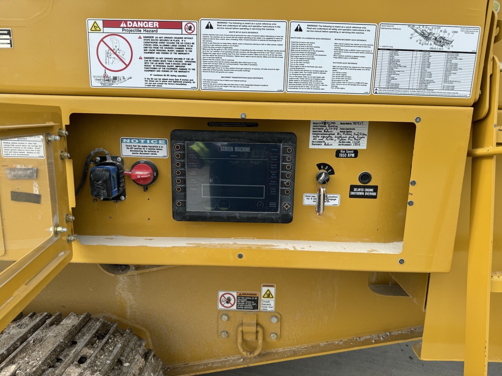 2023 Screen machine 4043TR Mobile Tracked Impact Rock Crusher