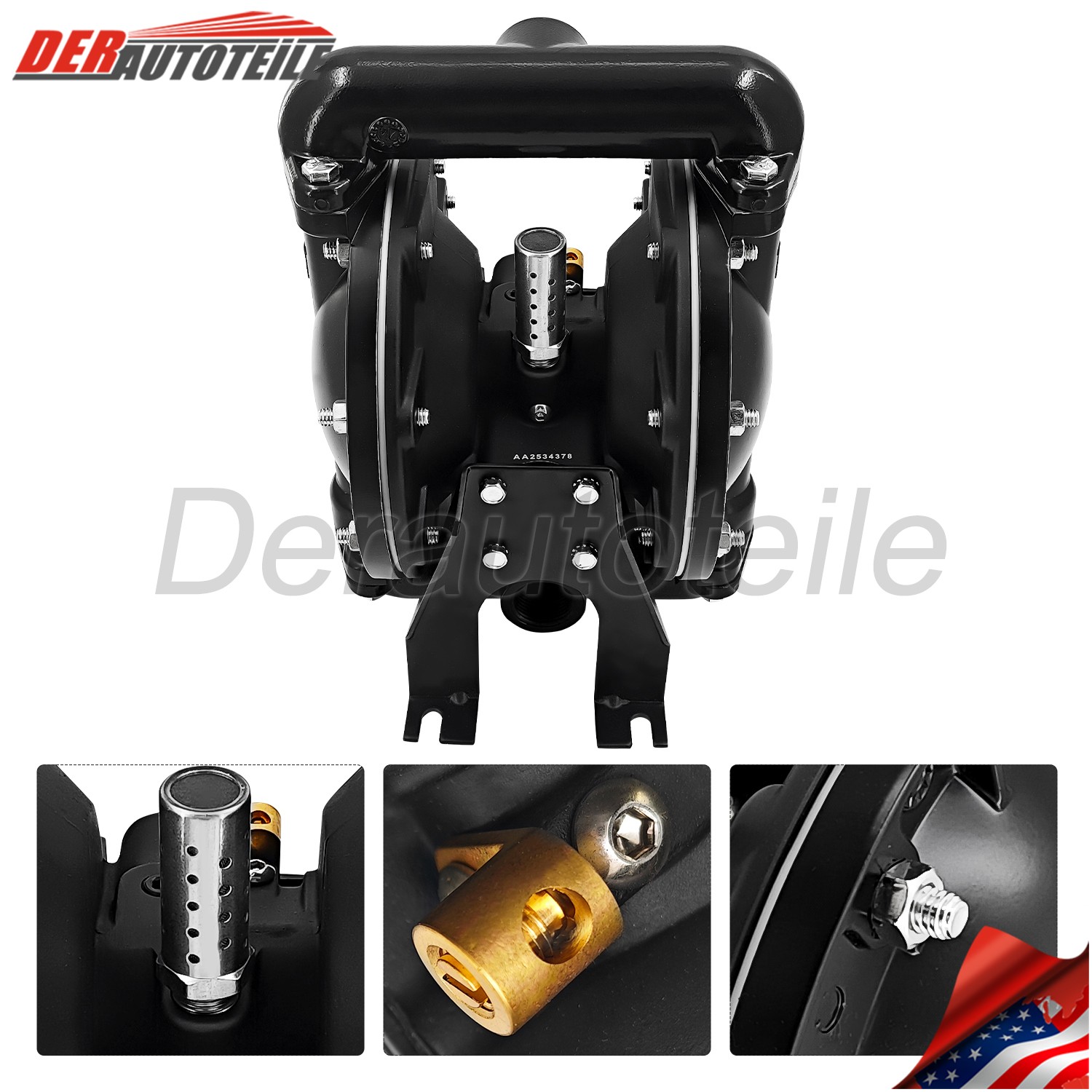 666100-3C9-C Fits Aro Double Diaphragm Pump, Aluminum Air Operated Pump