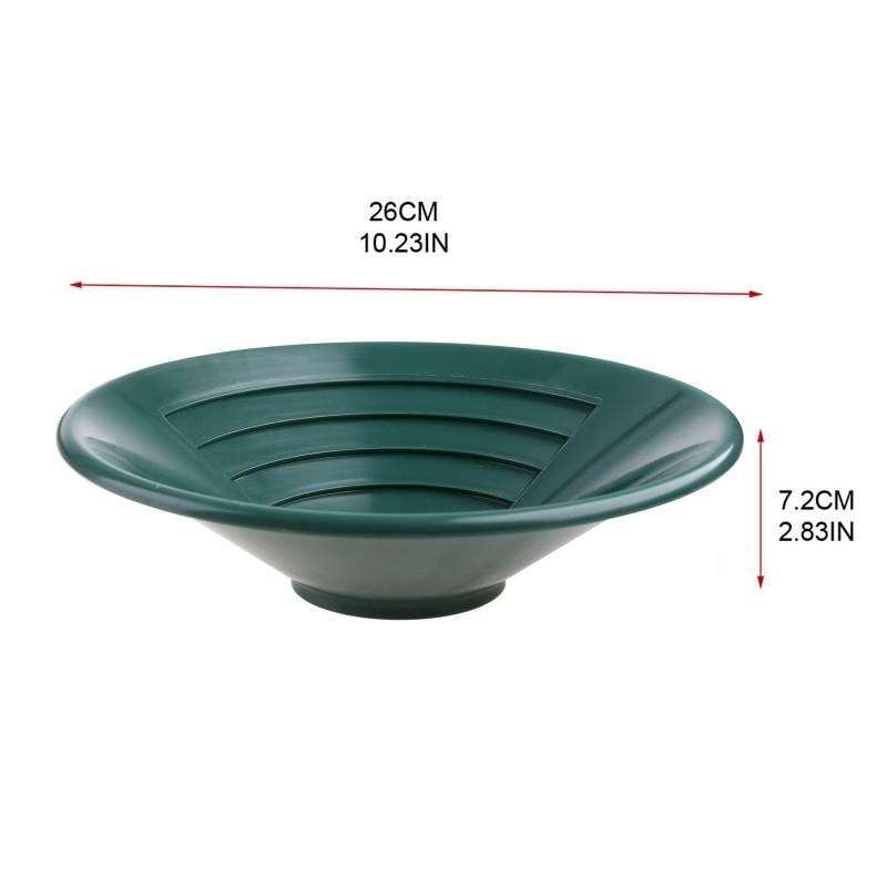 Portable Gold Basin Nugget Green Nugget Mining Pan Gold Prospecting 10 Inches