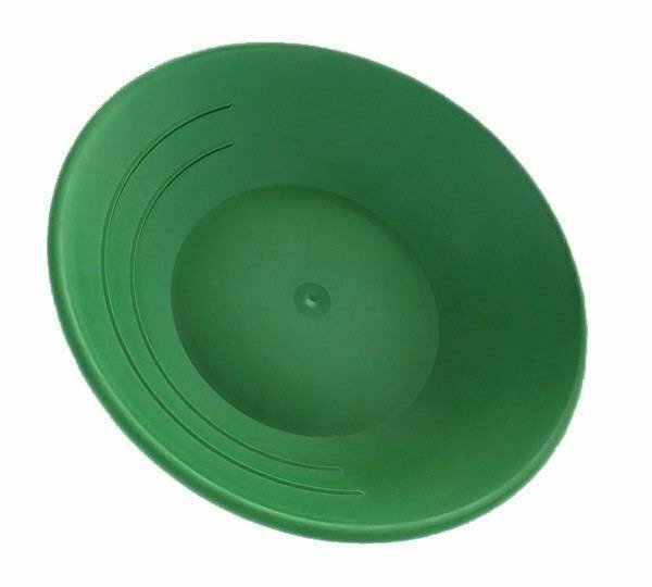 13″ Gold Prospecting Green Pan Panning Sifting Separating Impurities Black Sand