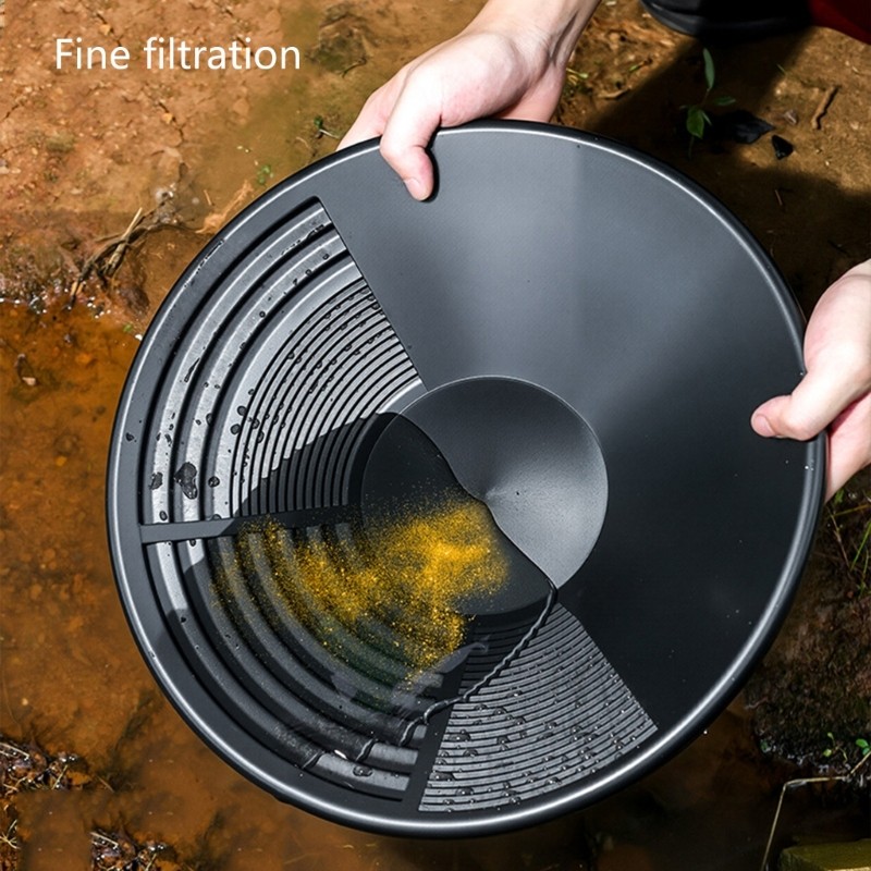 Portable Three Grooving Gold Panning Tool Plastic Construction Ideal For Experts