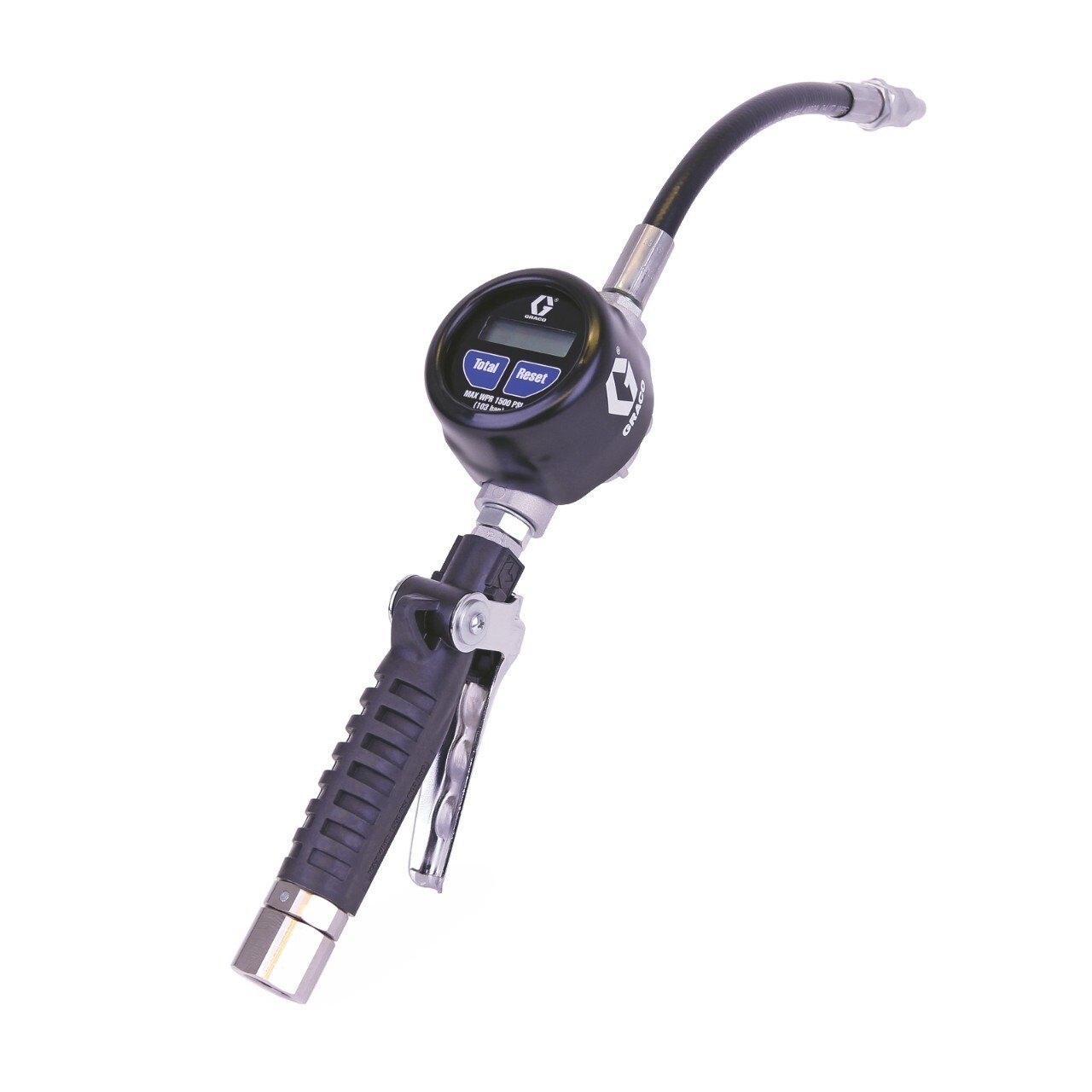 Graco 25C904 EM8 Electronic Manual Oil/Antifreeze Meter Flex 1/2in Inlet