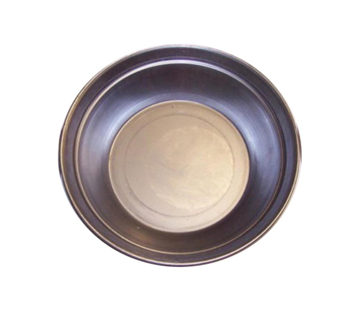 Spun Steel Gold Pan Metal Gem Fossicking Panning Prospecting Detector 9″-16″