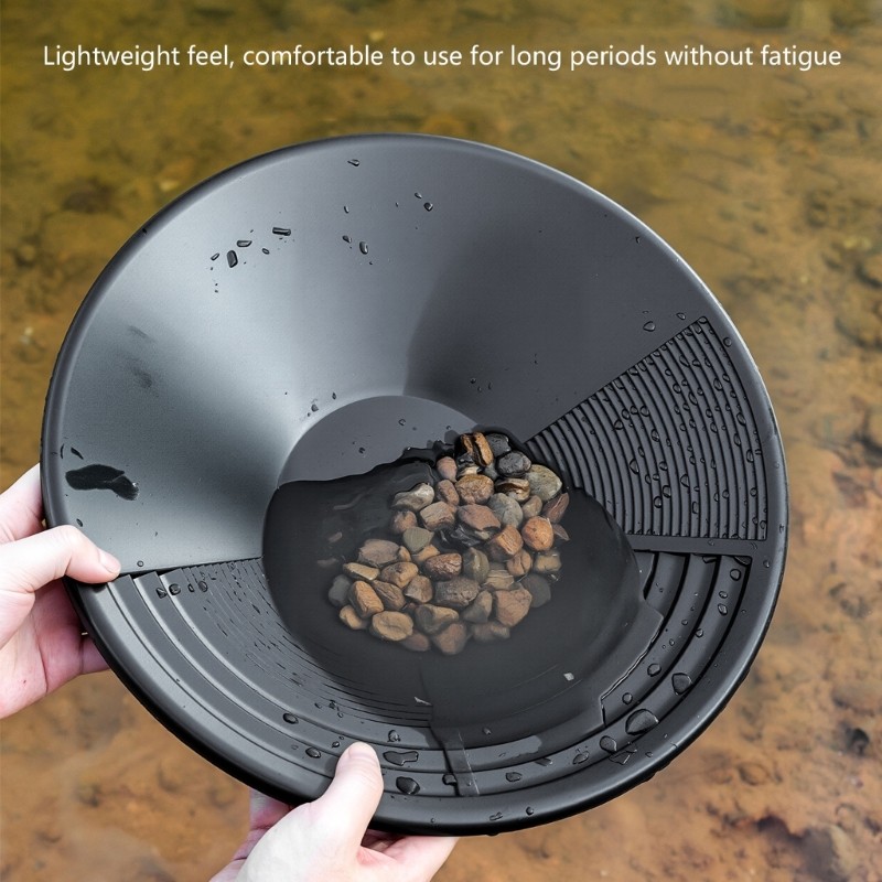 Portable Three Grooving Gold Panning Tool Plastic Construction Ideal For Experts