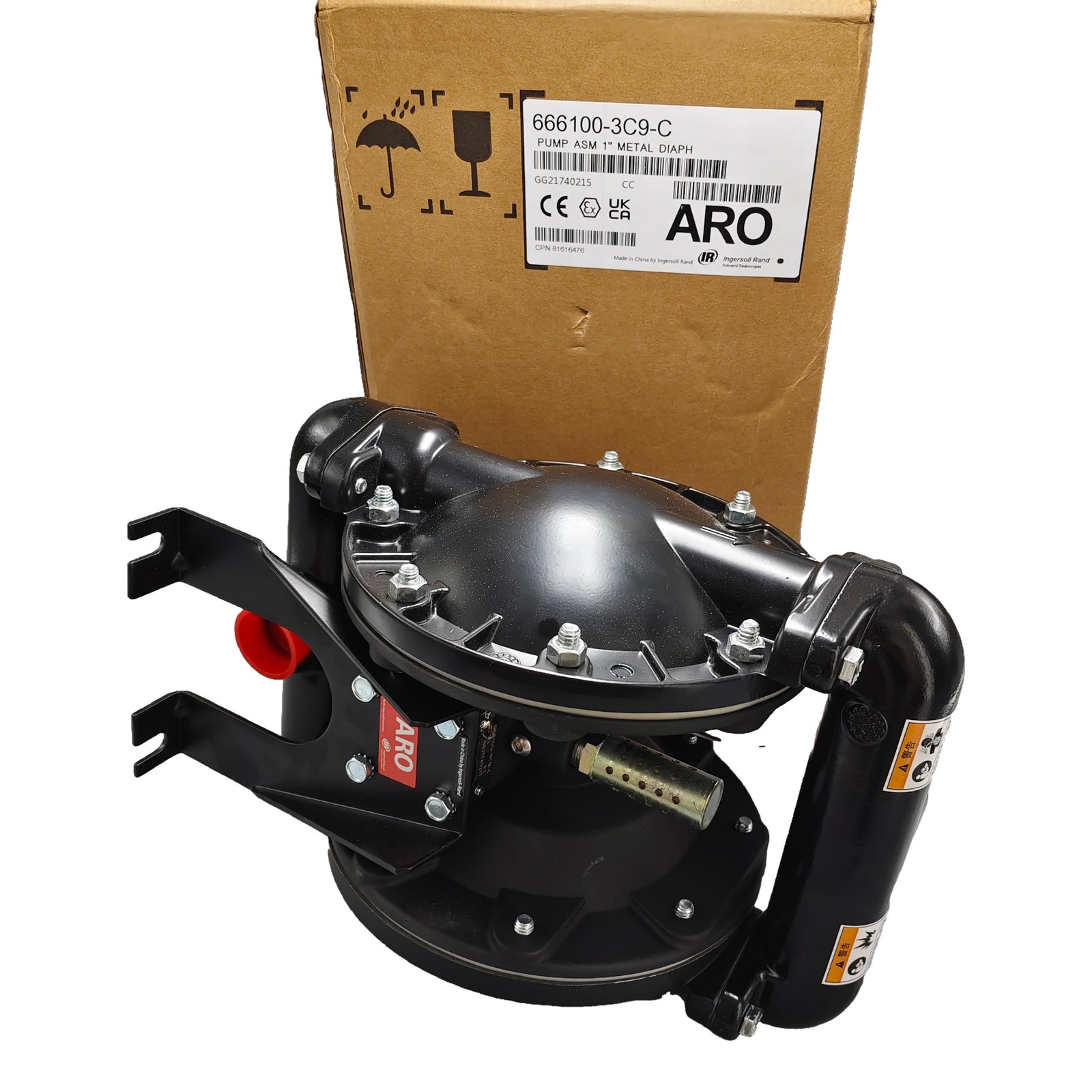 666100-3C9-C 1” Double Diaphragm Pump Air Operated for Aro