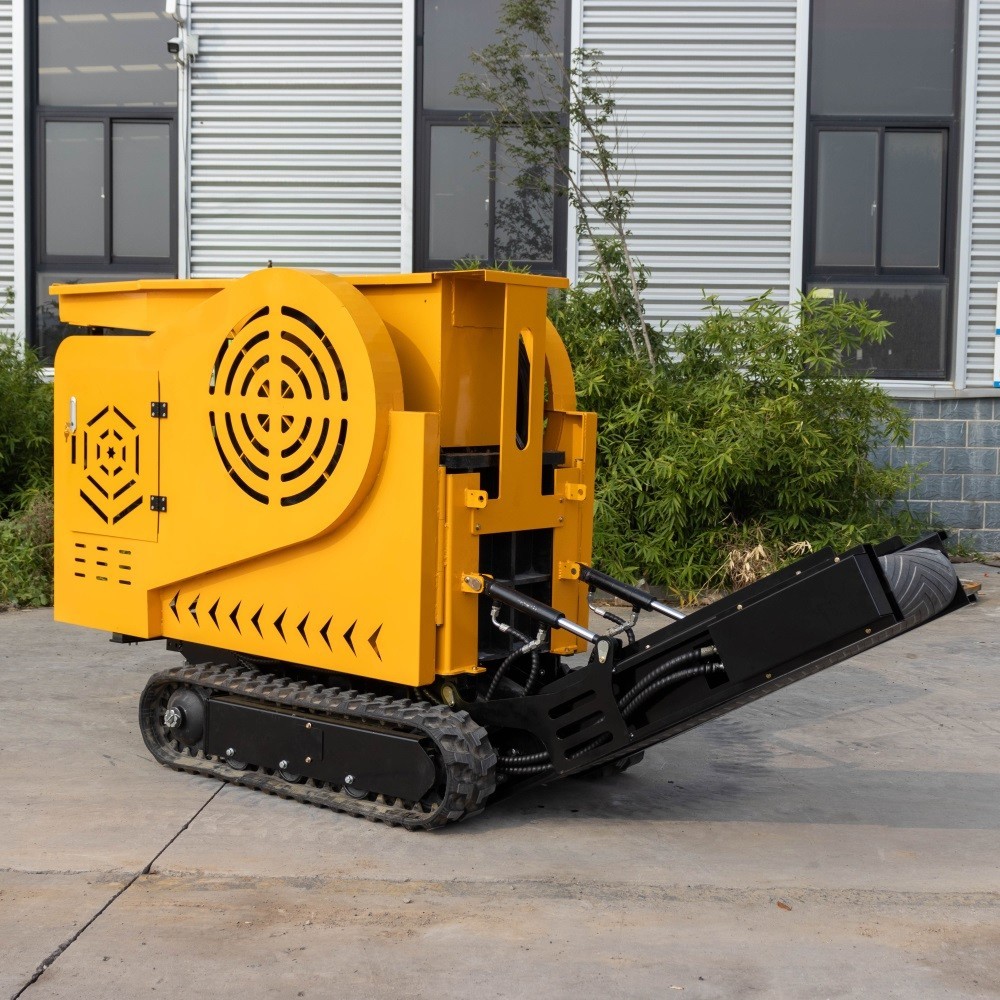 MS430 Jaw Crusher 1800kg 18HP Mobile Stone Rock Tracked Crusher Mining Machine