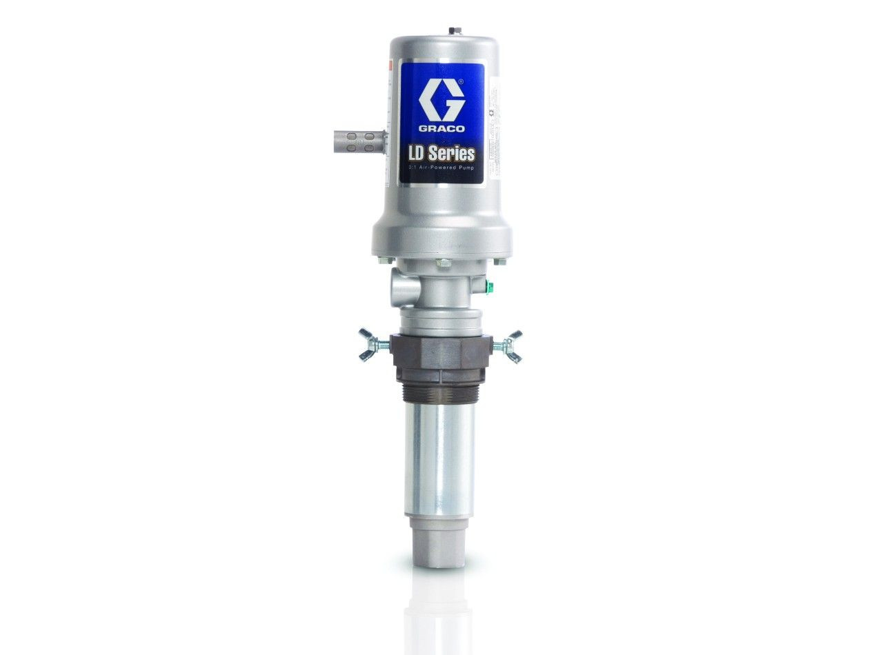 Graco Oil Pump 5:1 24G588 Air Operated Stub Tank Drum Pump, Bung Mount