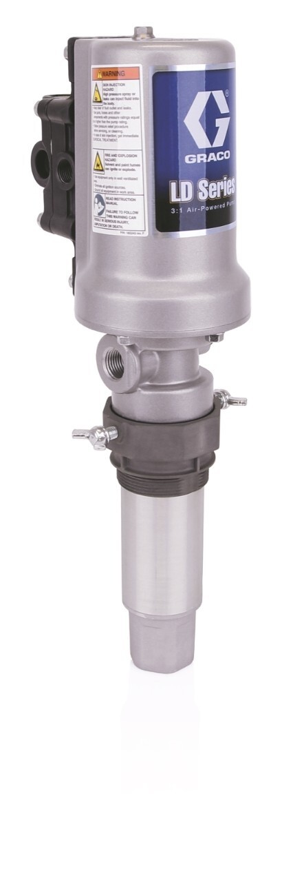 Graco Oil Pump 3:1 24G576 Air Operated Stub Tank Drum Pump, Bung Mount
