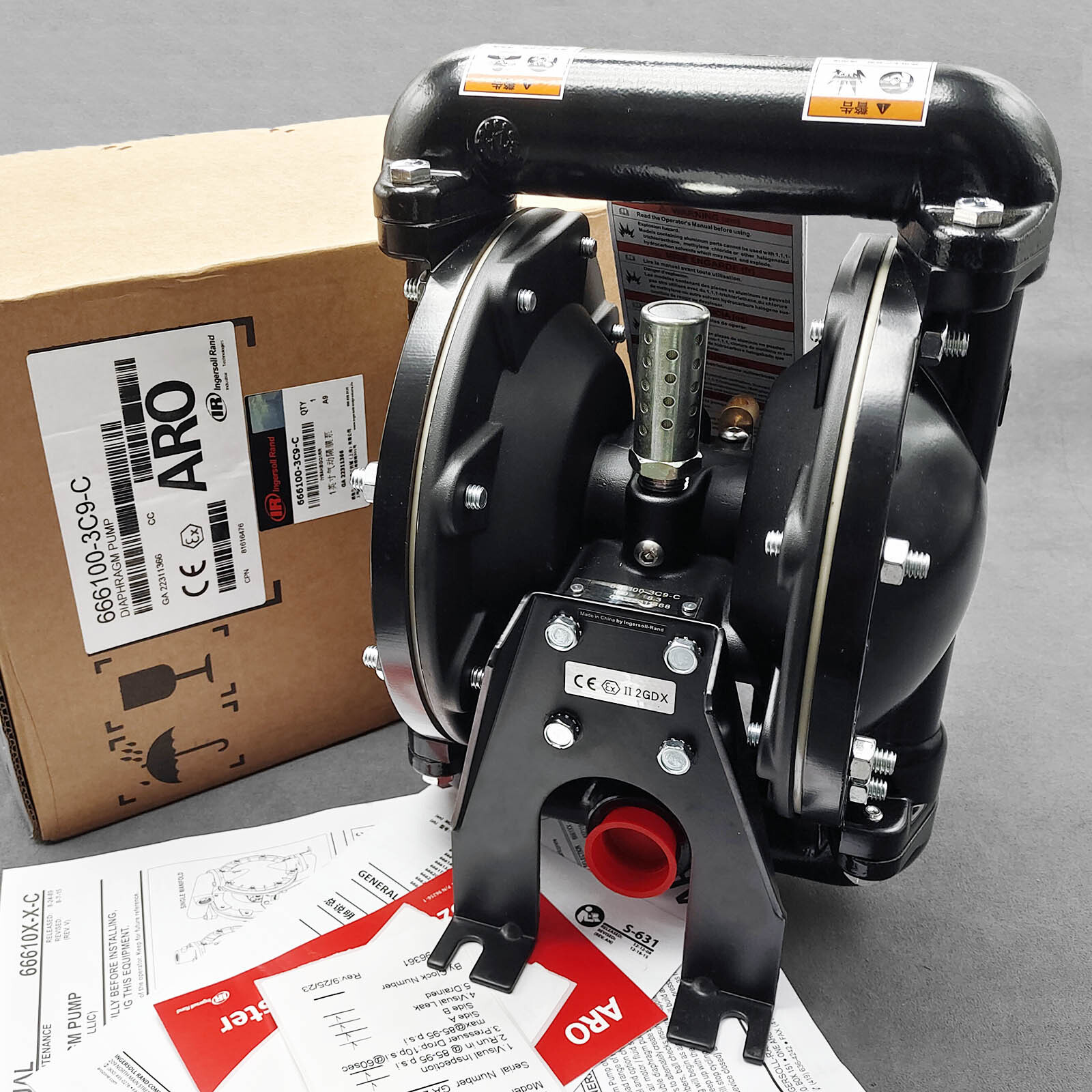 1” Double Diaphragm Pump Air Operated for Aro 666100-3C9-C