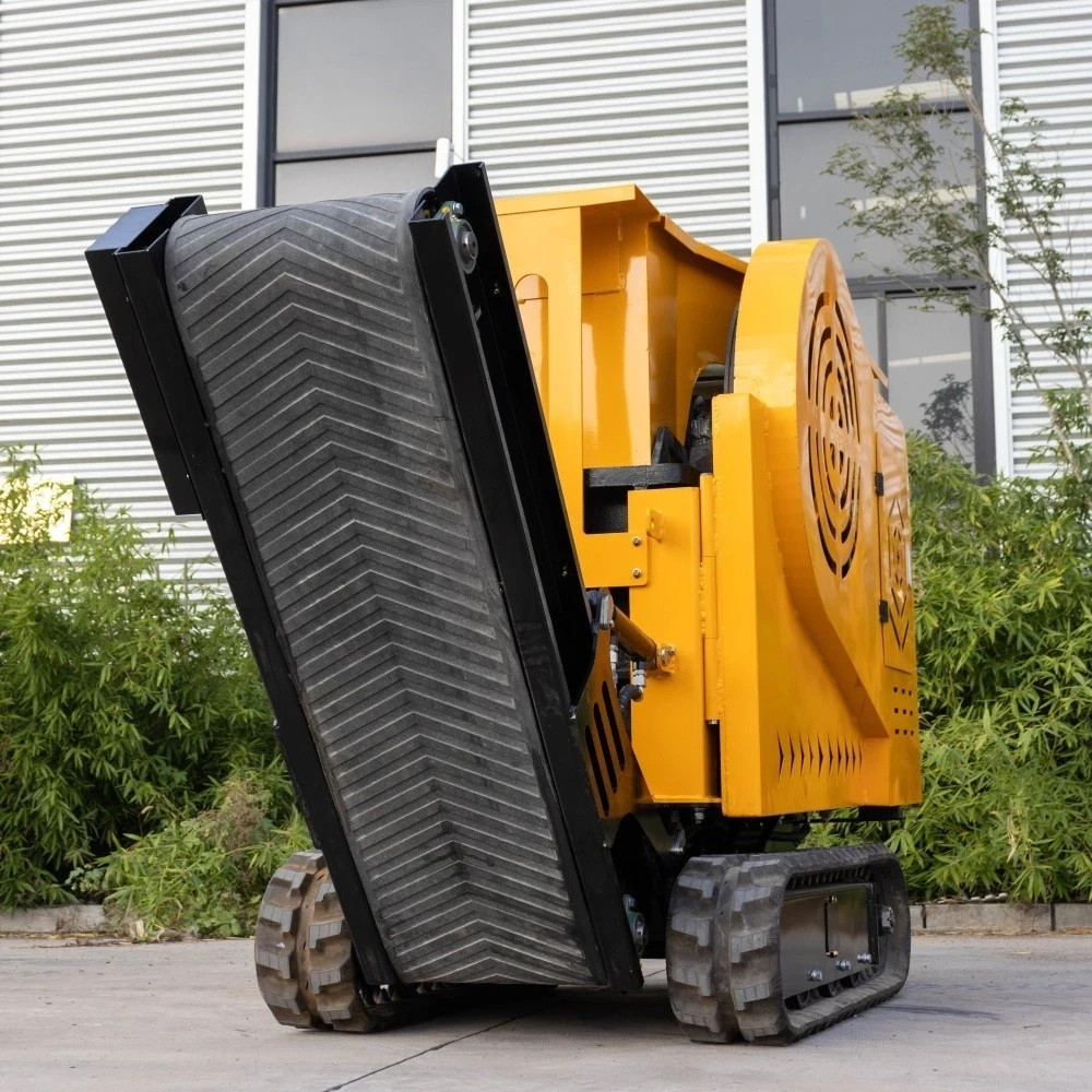 BID for 1.8T Tracked Mobile Jaw Crusher 18HP 220×350mm Stone Ore Mining Grinder
