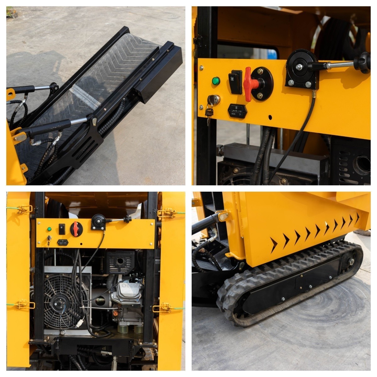 BID for 1.8T Tracked Mobile Jaw Crusher 18HP 220×350mm Stone Ore Mining Grinder