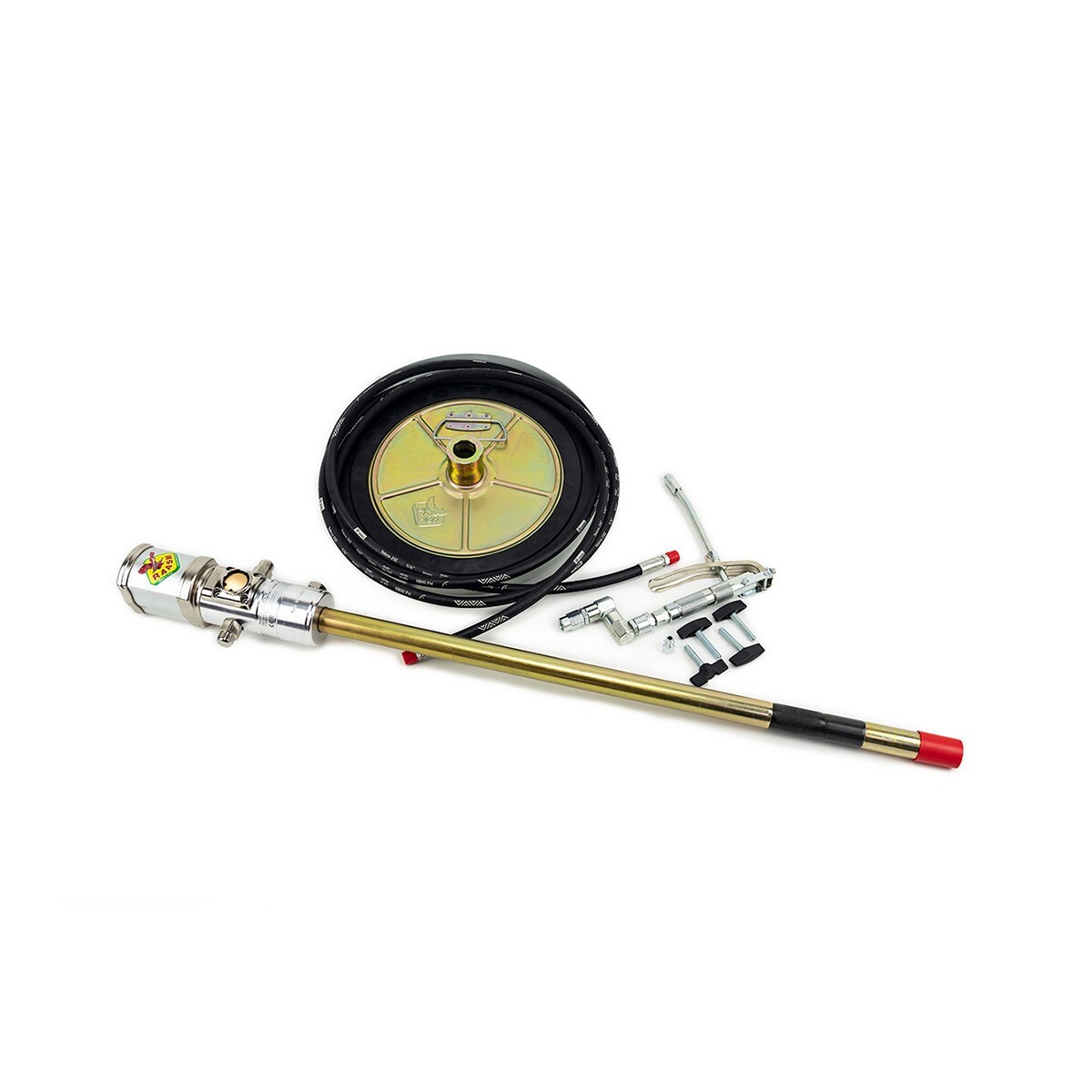 RAASM 64143-55 Grease Dispenser Kit 50:1 Pump for 120lb drums, follower plate