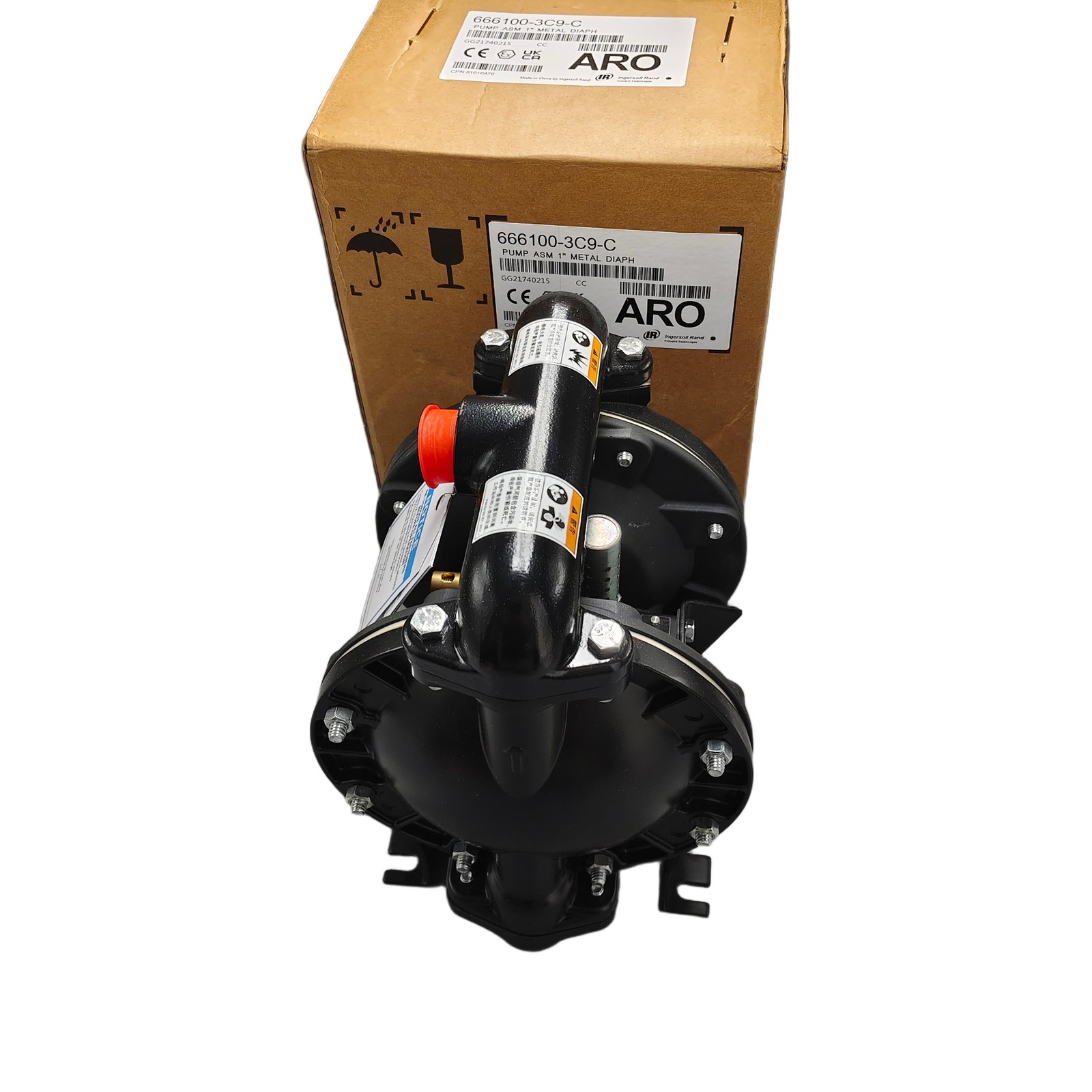 666100-3C9-C NEW 1” Double Diaphragm Pump Air Operated for Aro US