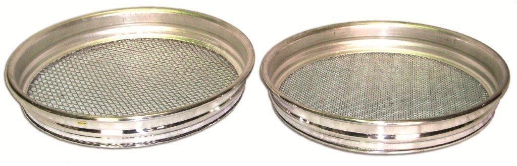Gold Sieve Set Panning Prospecting Sieves Classifier Gem Fossicking Detector 2pc