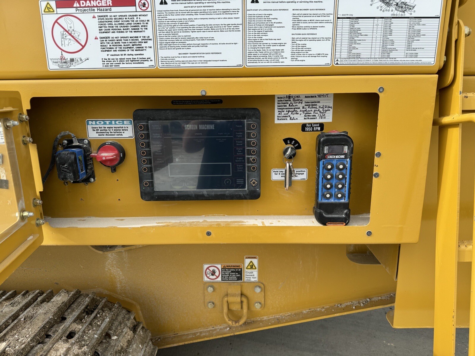 2023 Screen machine 4043TR Mobile Tracked Impact Rock Crusher