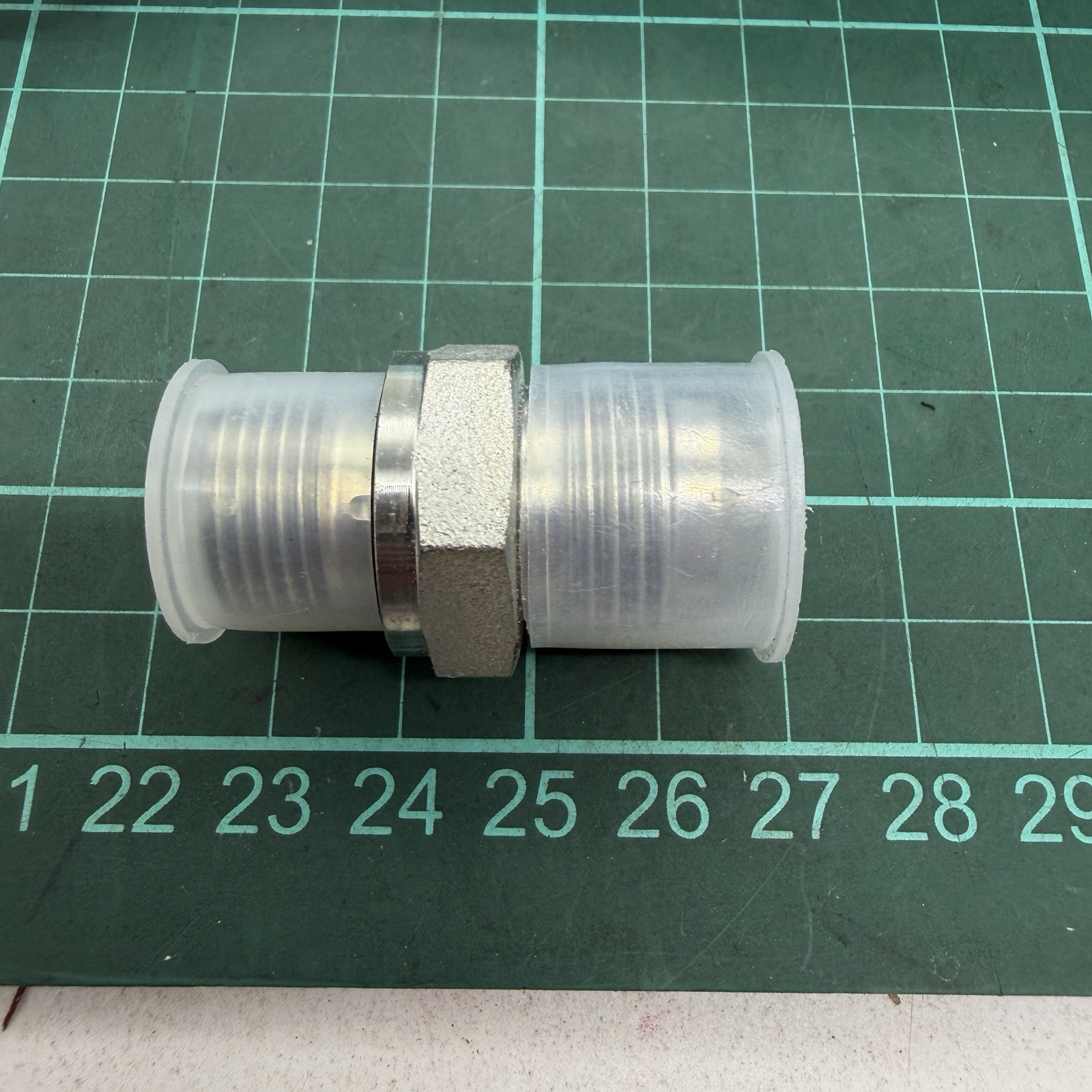 AF10140014 Sandvik Male Stud Connector Hydraulic Adapter Drill Rig 3/4 3/8 NOS