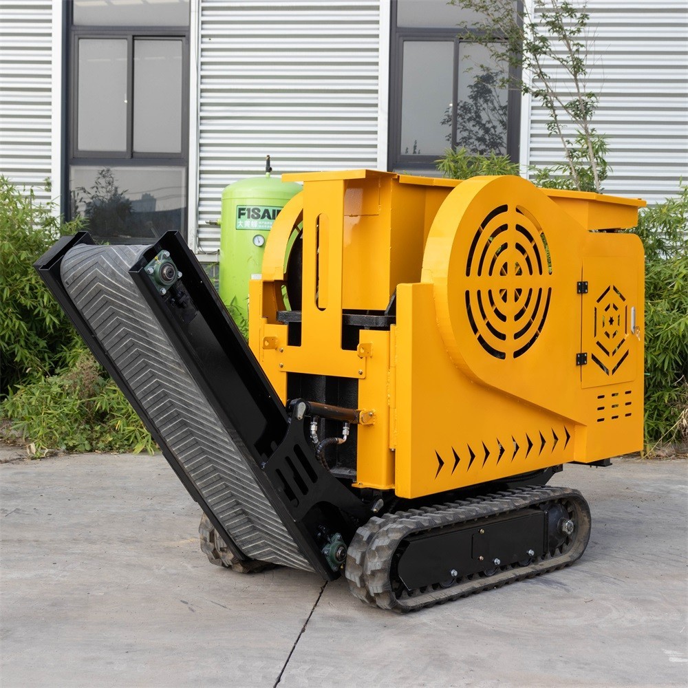 MS430 Jaw Crusher 1800kg 18HP Mobile Stone Rock Tracked Crusher Mining Machine
