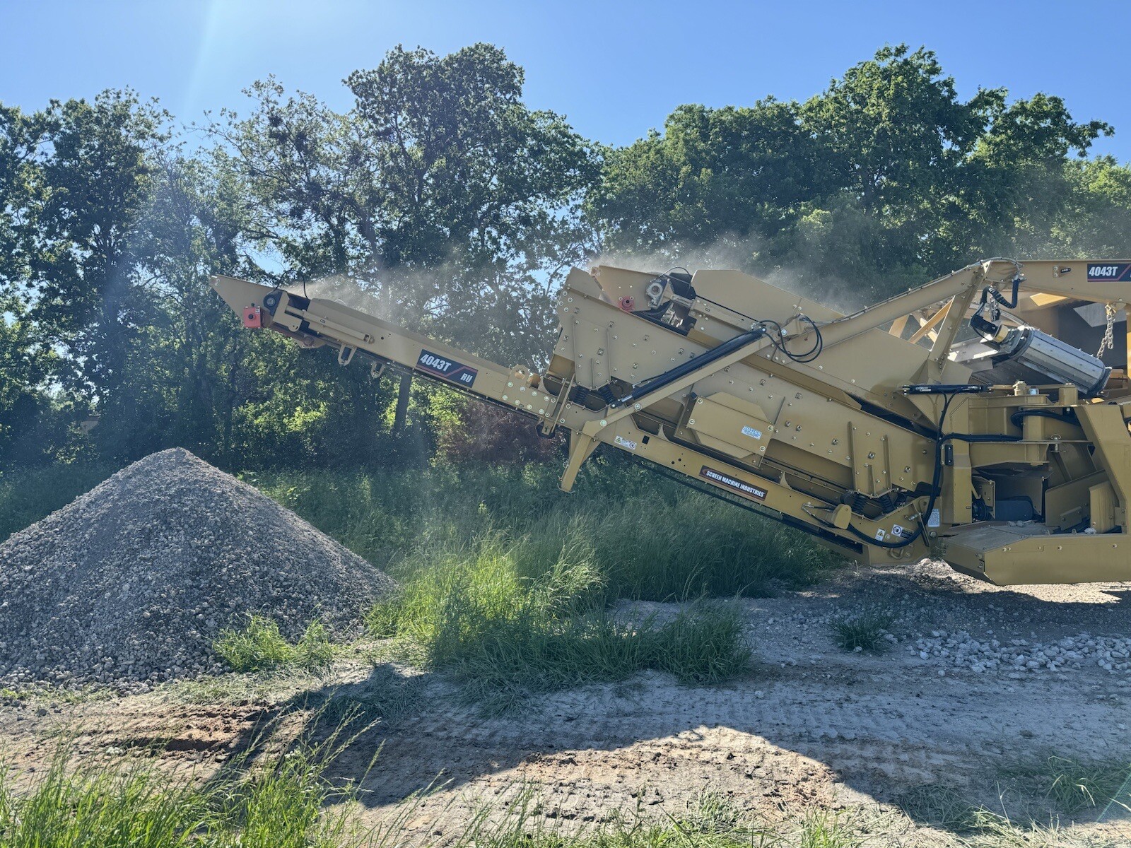 2023 Screen machine 4043TR Mobile Tracked Impact Rock Crusher
