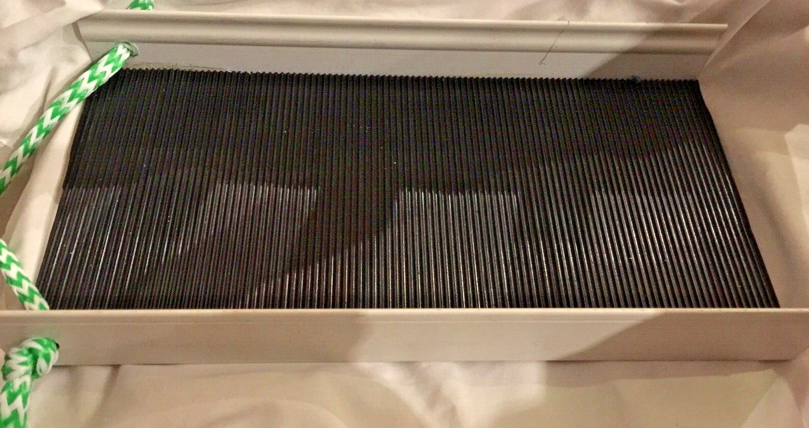 Pocket Aluminium Sluice Box 30x15x4cm High with Ribbed Matting Gold Prospecting