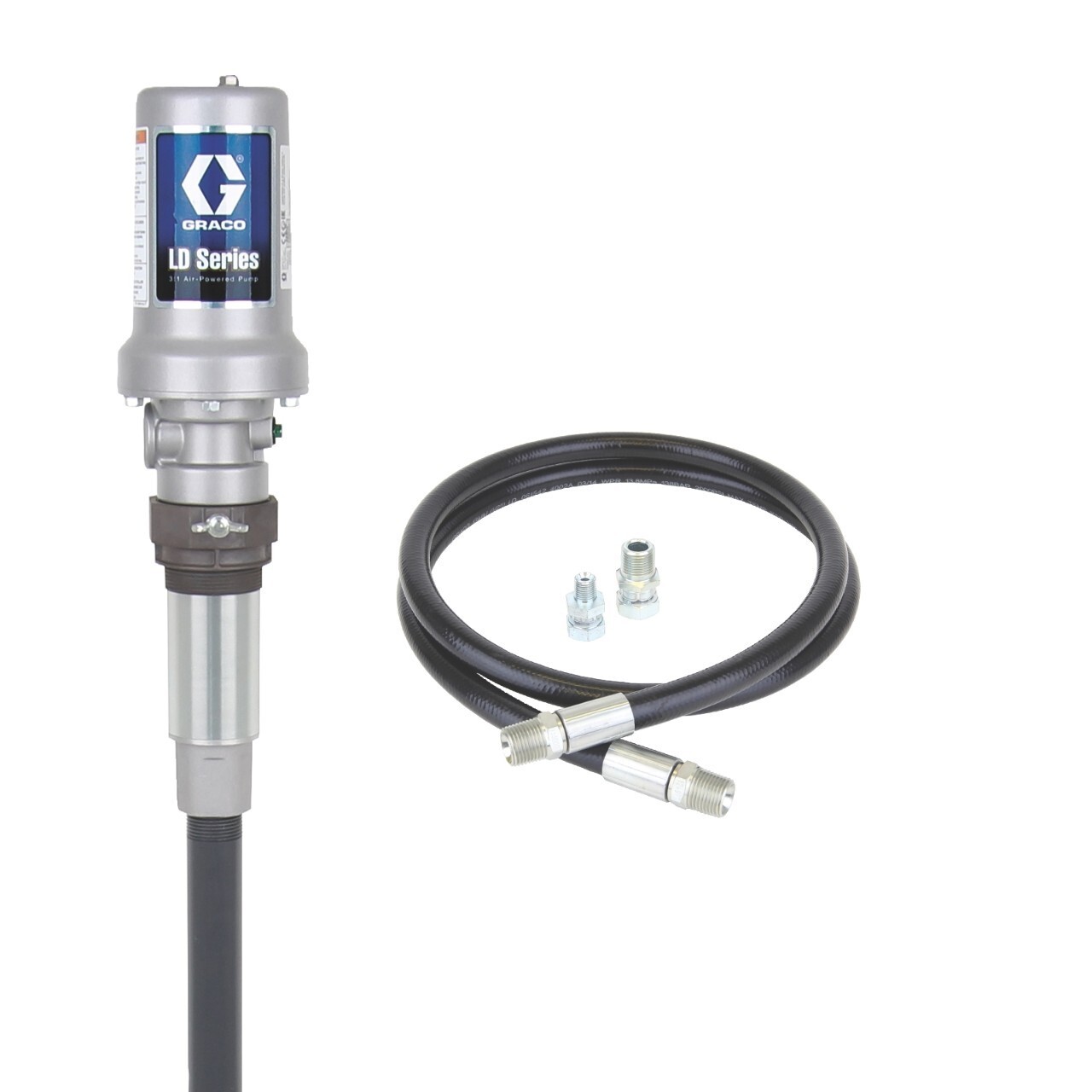 GRACO 24H799 3:1 STATIONARY OIL PUMP PACKAGE, INCL: PUMP AND MANUAL METER